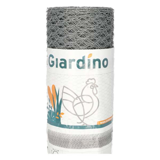 Giardino Kippengaas | Giardino | 25 m x 50 cm (Maaswijdte 13 x 13 mm, Metaal, Zilver) 3940151 K170105628 - 2
