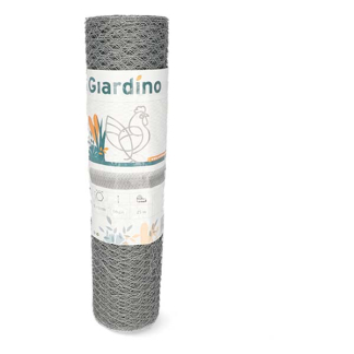 Giardino Kippengaas | Giardino | 25 m x 50 cm (Maaswijdte 13 x 13 mm, Metaal, Zilver) 3940151 K170105628 - 3