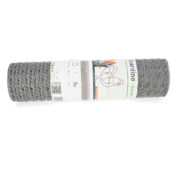 Giardino Kippengaas | Giardino | 25 m x 50 cm (Maaswijdte 25 x 25 mm, Metaal, Zilver) 3940171 K170105634 - 1