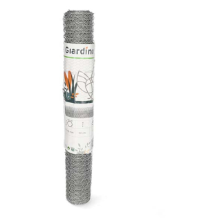 Giardino Kippengaas | Giardino | 5 m x 50 cm (Maaswijdte 13 x 13 mm, Metaal, Zilver) 3940001 K170105626 - 3