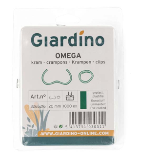 Giardino Krammen | Giardino | 20 mm (1000 stuks, Groen) 3265216 K170105593 - 3