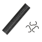 Krammen | Giardino | 20 mm (1000 stuks, Zwart)