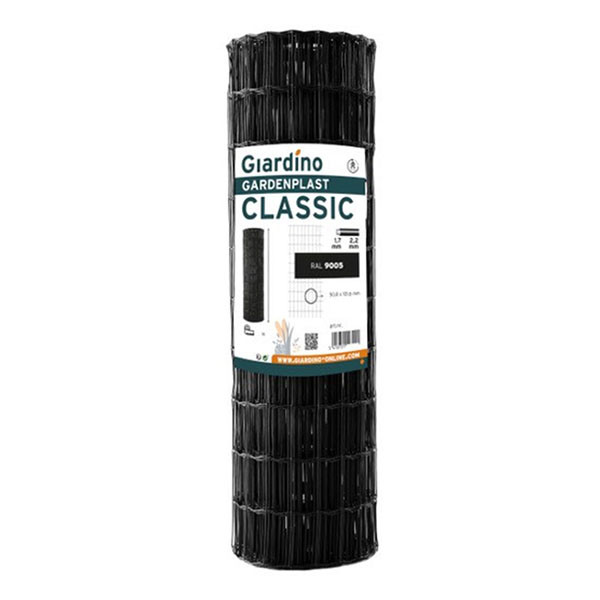 Giardino Tuingaas | Giardino | 10 m x 81 cm (Maaswijdte 10.16 x 5.08 cm, Staal, Zwart) 1529532 K170105586 - 1