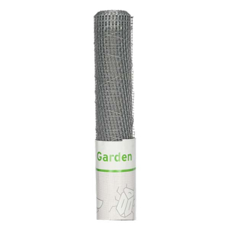 Giardino Tuingaas | Giardino | 1 m x 60 cm (Maaswijdte 2.8 x 2.8 mm, Metaal, Zilver) 7110001 K170105623 - 2