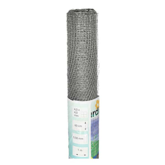 Giardino Tuingaas | Giardino | 1 m x 60 cm (Maaswijdte 4 x 4 mm, Metaal, Zilver) 7110101 K170105624 - 2