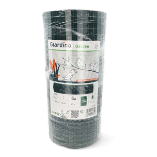 Giardino Vogelgaas | Giardino | 25 m x 51 cm (Maaswijdte 19 x 19 mm, Metaal, Groen) 6030021 K170105620 - 3