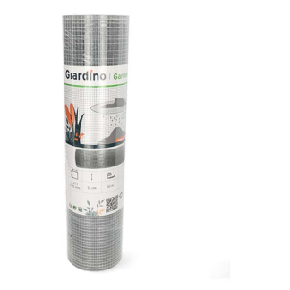 Giardino Ziftgaas | Giardino | 10 m x 51 cm (Maaswijdte 6.35 x 6.35 mm, Metaal, Zilver) 7230011 K170105610 - 3