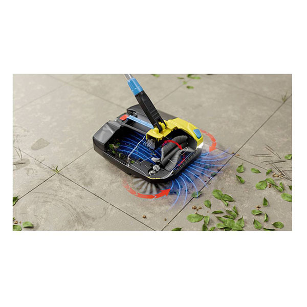 Gloria Accu veegmachine | Gloria EasySweep | 3 Borstels | 40 cm (Excl. Accu en oplader, Binnen en buiten, Opvangbak, Ledverlichting) 001500.0000 K170113125 - 10