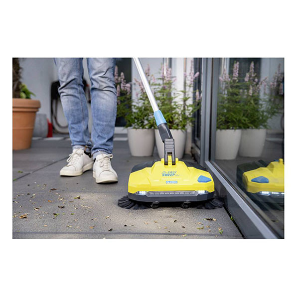 Gloria Accu veegmachine | Gloria EasySweep | 3 Borstels | 40 cm (Excl. Accu en oplader, Binnen en buiten, Opvangbak, Ledverlichting) 001500.0000 K170113125 - 4
