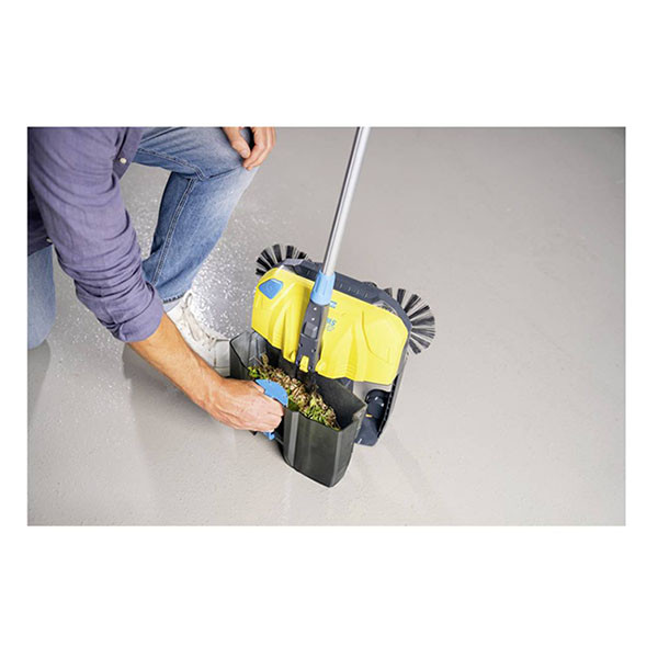 Gloria Accu veegmachine | Gloria EasySweep | 3 Borstels | 40 cm (Excl. Accu en oplader, Binnen en buiten, Opvangbak, Ledverlichting) 001500.0000 K170113125 - 8