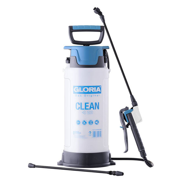 Gloria Drukspuit | Gloria Clean 500 | 5 liter | 3 bar (Verstelbare spuitmond, Zuurbestendig, Gevoerde schouderband) 003450.0000 K170113134 - 1