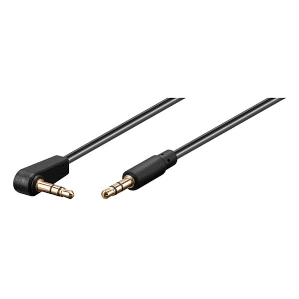 Goobay 3.5 mm jack kabel | M ↔ M  | Goobay | 0.5 m (Stereo, Haakse connector, 3-polig) 67782 K010411048 - 2