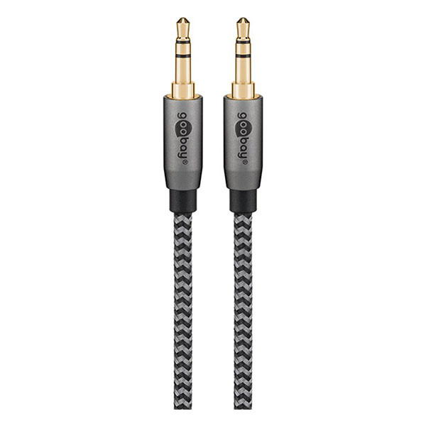 Goobay 3.5 mm jack kabel | M ↔ M  | Goobay Plus | 0.5 m (Stereo, 3-polig) 65272 K010411035 - 1