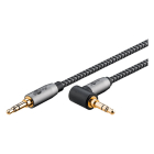 Goobay 3.5 mm jack kabel | M ↔ M  | Goobay Plus | 5 m (Stereo, Haakse connector, 3-polig) 65283 K010411044 - 2