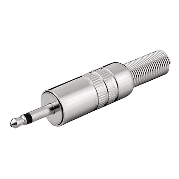 Goobay 3.5 mm jack plug | M | Goobay (Mono, Metalen behuizing, 2-polig) 11012 K010411088 - 1