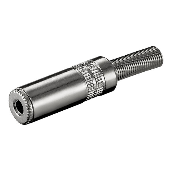 Goobay 3.5 mm jack plug | V | Goobay (Stereo, Metalen behuizing, 3-polig) 11060 K010411099 - 1