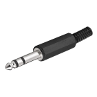 6.35 mm jack plug | M | Goobay (Stereo, Trekontlasting, 3-polig)