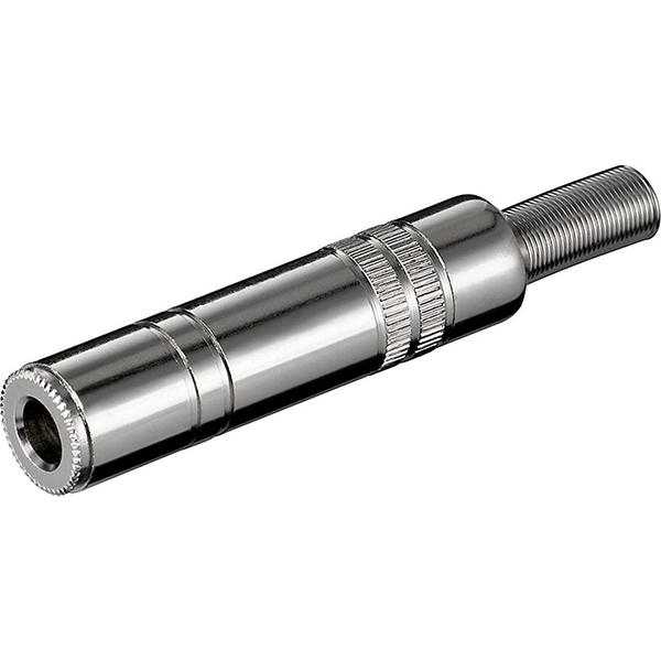 Goobay 6.35 mm jack plug | V | Goobay (Mono, Metalen behuizing, 2-polig) 11067 K010411095 - 1