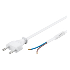 Goobay Aansluitsnoer | Goobay | 1.5 meter (2x 0.75mm², Eurostekker, Trekontlasting, Wit) 50503 K010802227 - 2