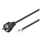 Goobay Aansluitsnoer | Goobay | 1.5 meter (3x 0.75 mm², Randaarde, Rechte stekker, Zwart) 51327 K010802238 - 2