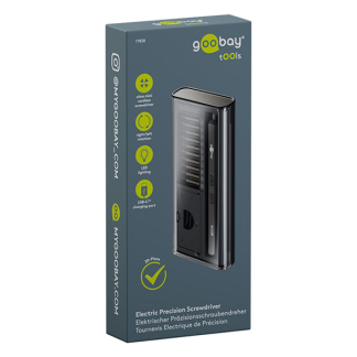 Goobay Accu precisieschroevendraaier | Goobay Tools (5V, Ingebouwde accu, Incl. 20 bits) 77838 K180108134 - 7