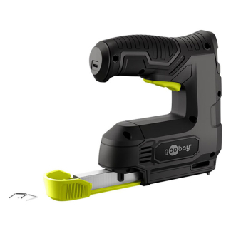 Goobay Accu tacker | Goobay Tools (5V, Ingebouwde accu, Incl. nietjes en spijkers) 77819 K180108131 - 3