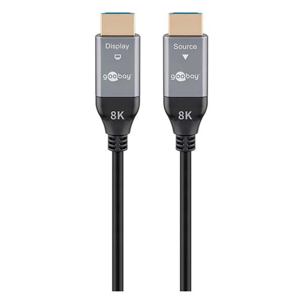 Goobay Actieve HDMI kabel 2.1 | Goobay | 10 meter (8K@60Hz, Glasvezel) 76274 K170103342 - 1