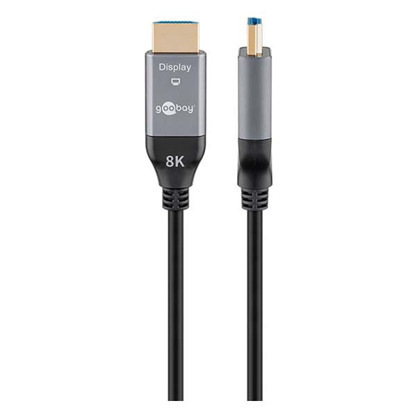 Goobay Actieve HDMI kabel 2.1 | Goobay | 10 meter (8K@60Hz, Glasvezel) 76274 K170103342 - 2