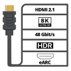 Goobay Actieve HDMI kabel 2.1 | Goobay | 50 meter (8K@60Hz, Glasvezel) 76278 K170103346 - 5