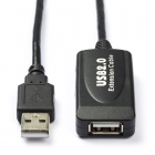 Actieve USB verlengkabel | 10 meter | USB 2.0 (100% koper)