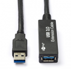 Goobay Actieve USB verlengkabel | 5 meter | USB 3.0 (Koperen kern, Daisy chaining tot 10 meter) 95727 K070601043