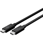 Goobay Apple oplaadkabel | USB C ↔ USB C 4 | 0.7 meter (40 Gbps, Vertind koper, Power Delivery, 240 W, Thunderbolt 3/4) 61716 M010214331