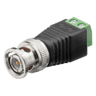 BNC connector met terminal block | M |  Goobay (2-pin, Schroefbevestiging)