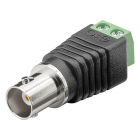 BNC connector met terminal block | V |  Goobay (2-pin, Schroefbevestiging)