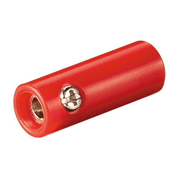 Goobay Banaan contrastekker | V | Goobay (Schroefklem, 4 mm, Rood) 11379 K010411147 - 1