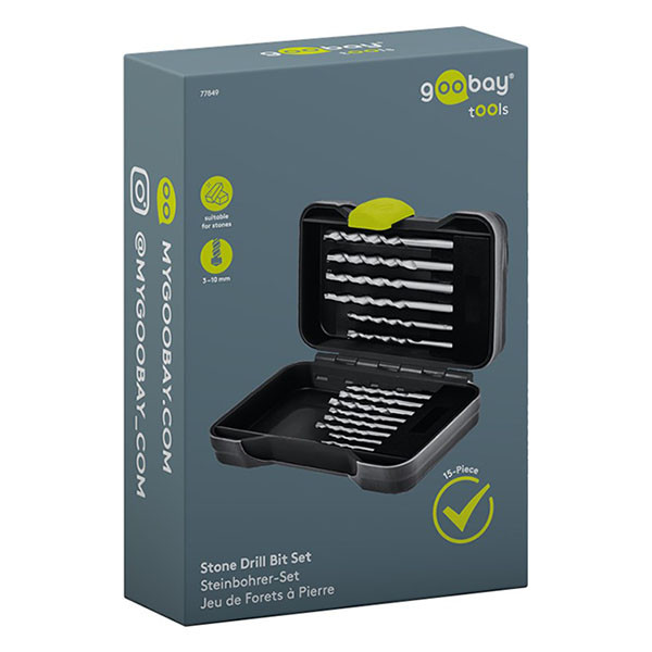 Goobay Boorset | Goobay | 15-delig (Voor steen) 77849 K170103473 - 5