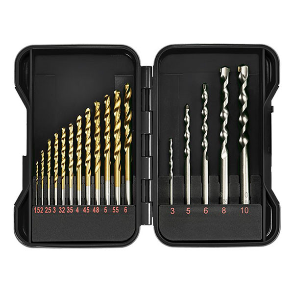 Goobay Boorset | Goobay Tools | 17-delig (Voor metaal, steen en beton) 77848 K170103474 - 2