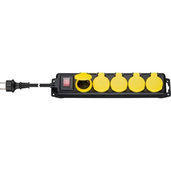 Goobay Buiten stekkerdoos | Goobay | 3 meter (5-voudig, IP44, 3x 1.5 mm², 16A, 3680W) 45194 K010807001 - 1