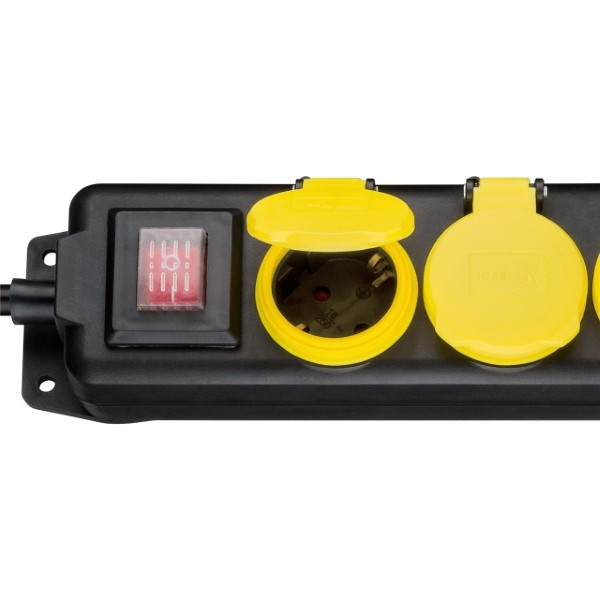 Goobay Buiten stekkerdoos | Goobay | 3 meter (5-voudig, IP44, 3x 1.5 mm², 16A, 3680W) 45194 K010807001 - 2