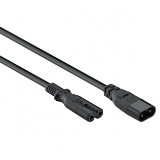 Goobay C7 verlengkabel | Goobay | 2 meter (0.75 mm², Zwart) 97201 K010806210 - 1