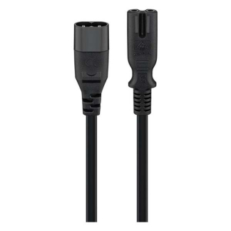 Goobay C7 verlengkabel | Goobay | 2 meter (0.75 mm², Zwart) 97201 K010806210 - 2