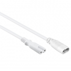 Goobay C7 verlengkabel - Goobay - 2 meter (Wit) 97200 K010806209 Goobay C7 verlengkabel - Goobay - 2 meter (Wit) 97200 K010806209