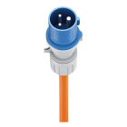 Goobay CEE verloopkabel | Goobay | 1.5 meter (16A, 230V, 3x2.5mm², IP44, CEE naar CEE en schuko contrastekker, 90°) 76232 K010806275 - 3