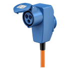 Goobay CEE verloopkabel | Goobay | 1.5 meter (16A, 230V, 3x2.5mm², IP44, Schuko naar CEE en schuko contrastekker, 90°) 76222 K010806277 - 3