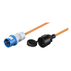 Goobay CEE verloopkabel | Goobay | 1.5 meter (16A, 230V, 3x2.5mm², IP44, Schuko naar CEE mannelijk) 76223 K010806271 - 2