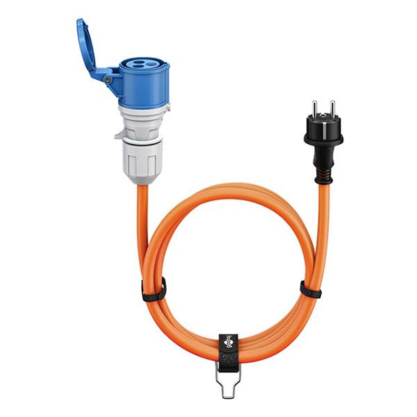 Goobay CEE verloopkabel | Goobay | 5 meter (16A, 230V, 3x2.5mm², IP44, Schuko naar CEE vrouwelijk) 76219 K010806274 - 5