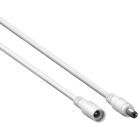 DC verlengkabel | Goobay | 10 meter | 5.5 x 2.1 mm (5A, 24 V, Wit)