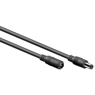Goobay DC verlengkabel | Goobay | 10 meter | 5.5 x 2.1 mm (5A, 24 V, Zwart) 71400 K170103381 - 1