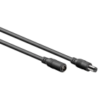DC verlengkabel | Goobay | 10 meter | 5.5 x 2.1 mm (5A, 24 V, Zwart)