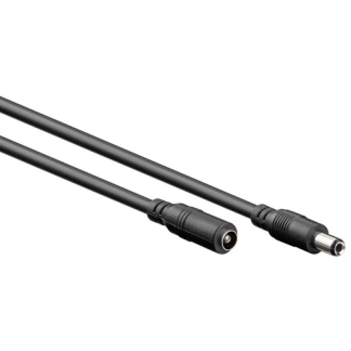 Goobay DC verlengkabel | Goobay | 3 meter | 5.5 x 2.5 mm (5A, 24 V, Zwart) 71401 K170103383 - 1